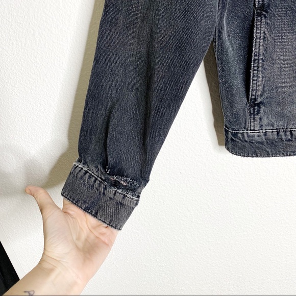 NWOT Men’s Hudson Distressed Denim Jean Jacket - Picture 4 of 9